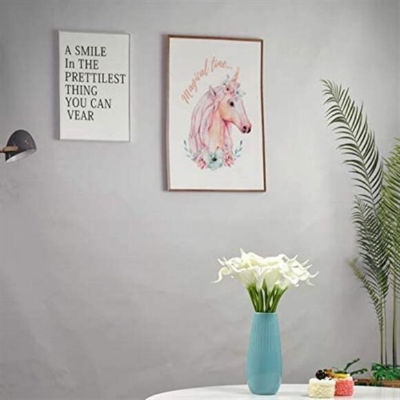 Artificial 20pcs White Calla Lily Flowers with Soft Latex Materials - Picture 4 of 7